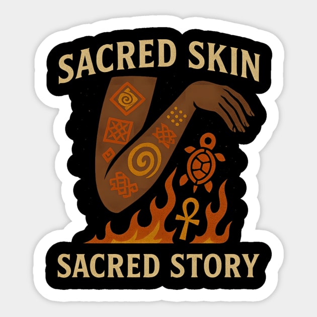 Sacred Skin, Sacred Story Sticker by Roots In Royalty
